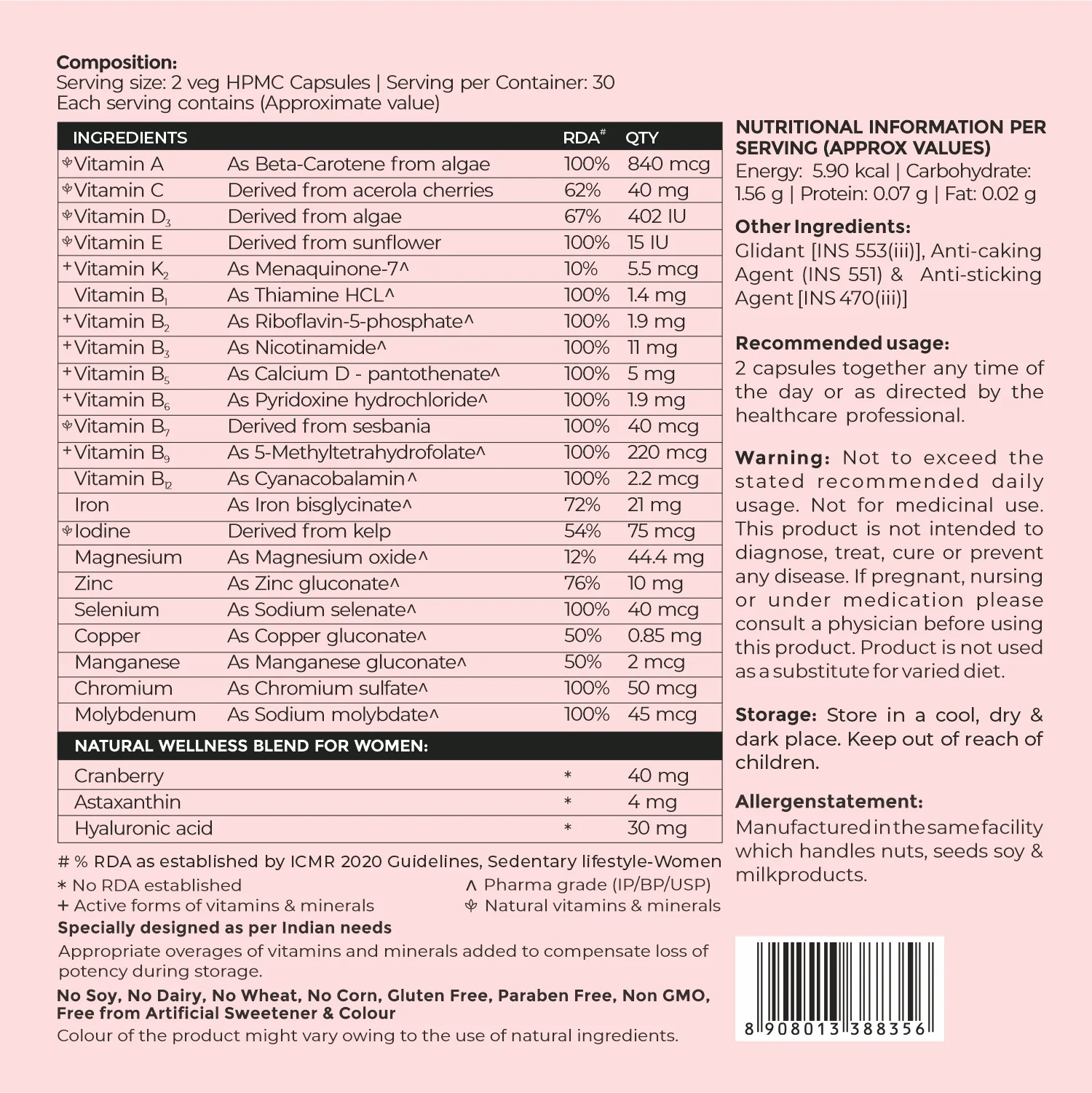 Multivitamin for Women - Plant based - Image 9