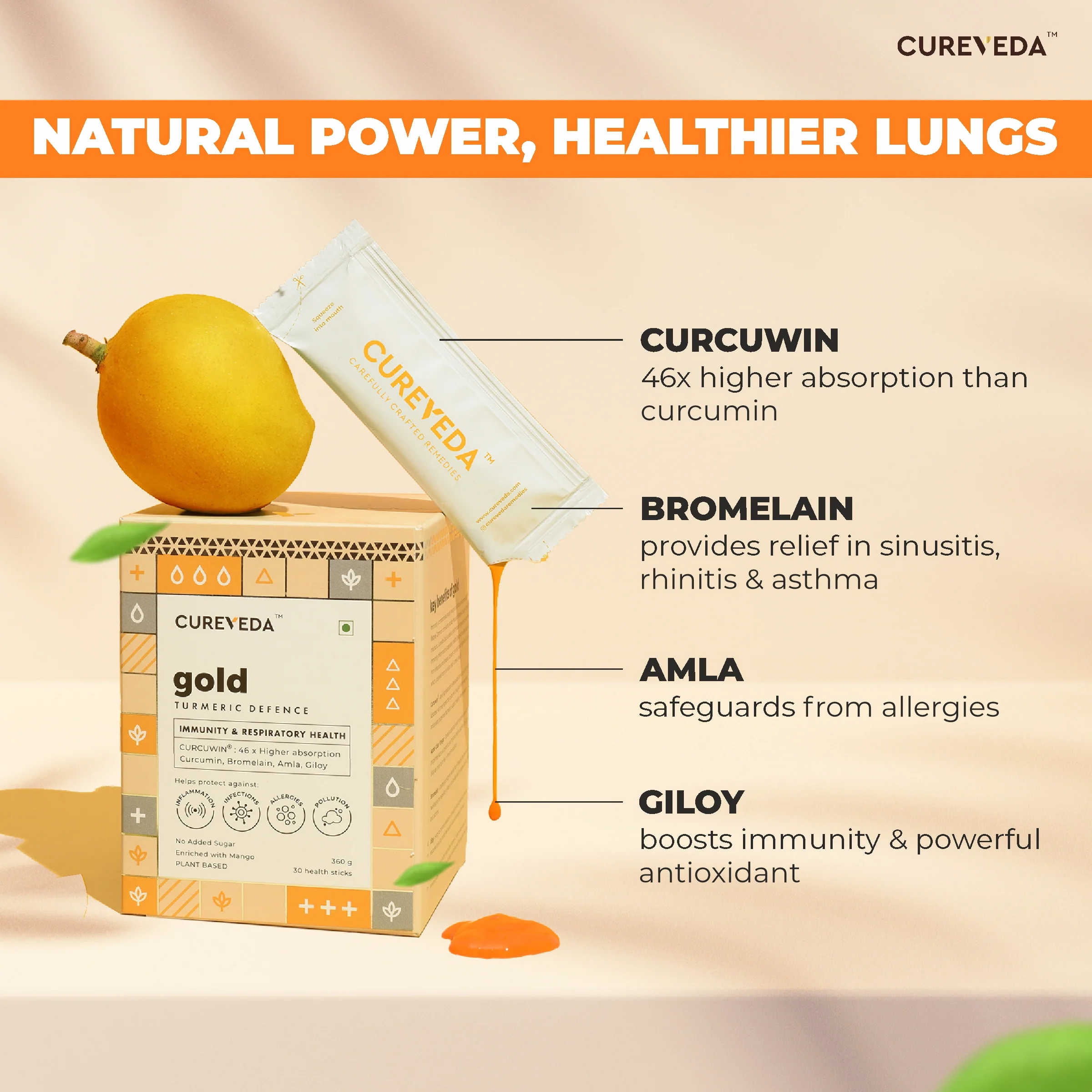 Cureveda Gold - Turmeric Defence - Image 3