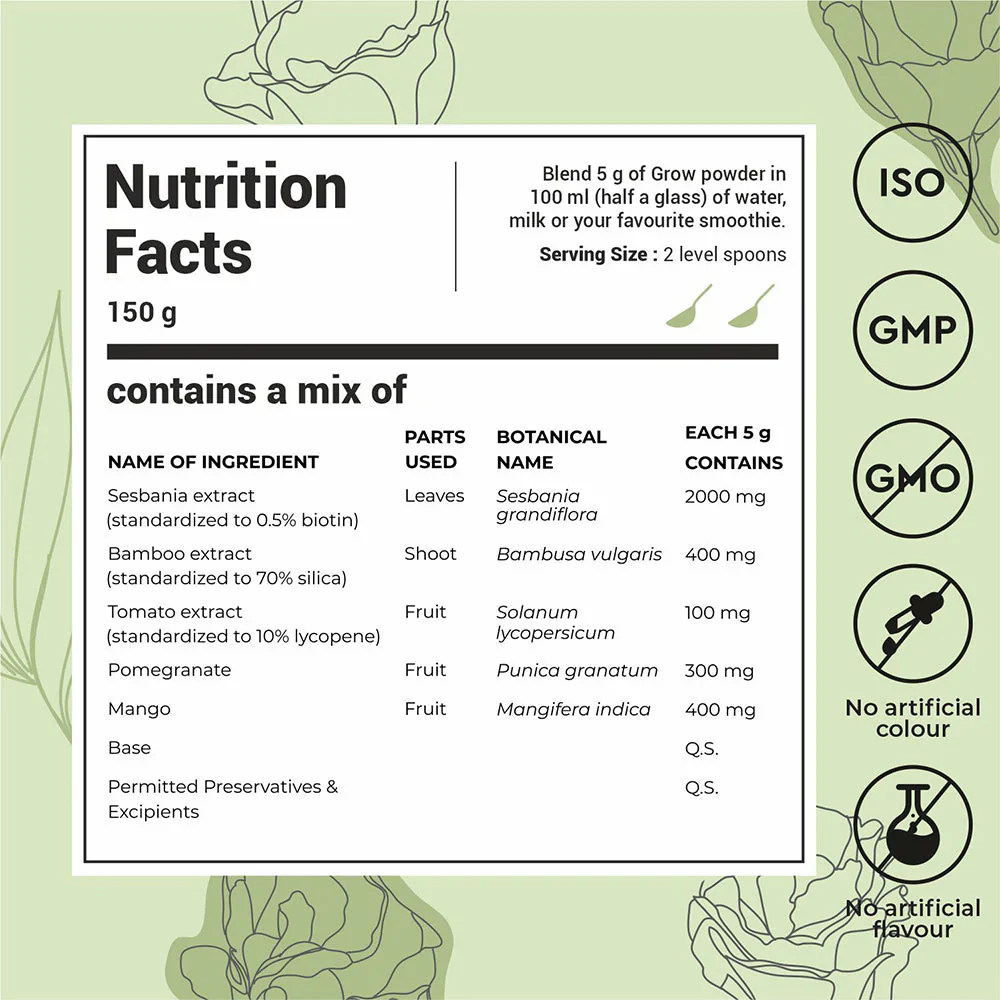 Cureveda GROW - Plant Biotin 10000 mcg - Image 10