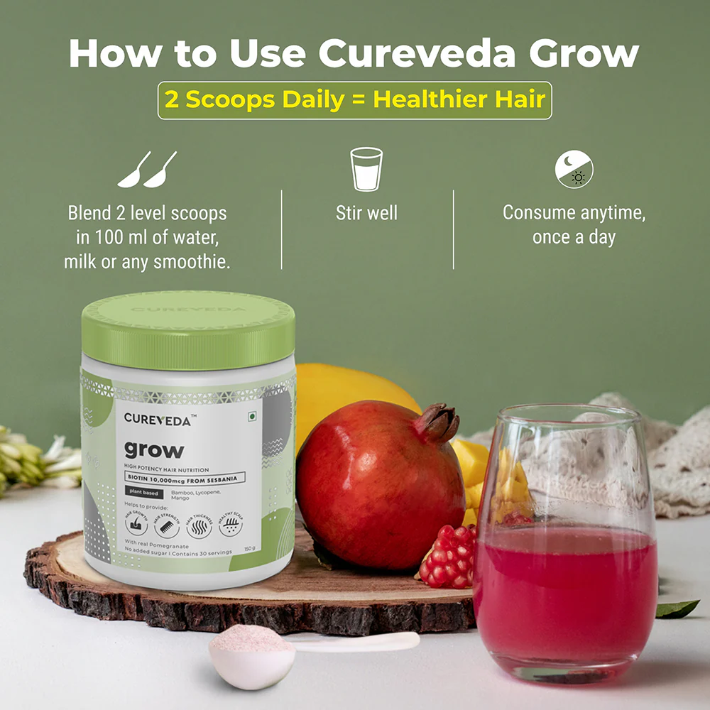 Cureveda GROW - Plant Biotin 10000 mcg - Image 8