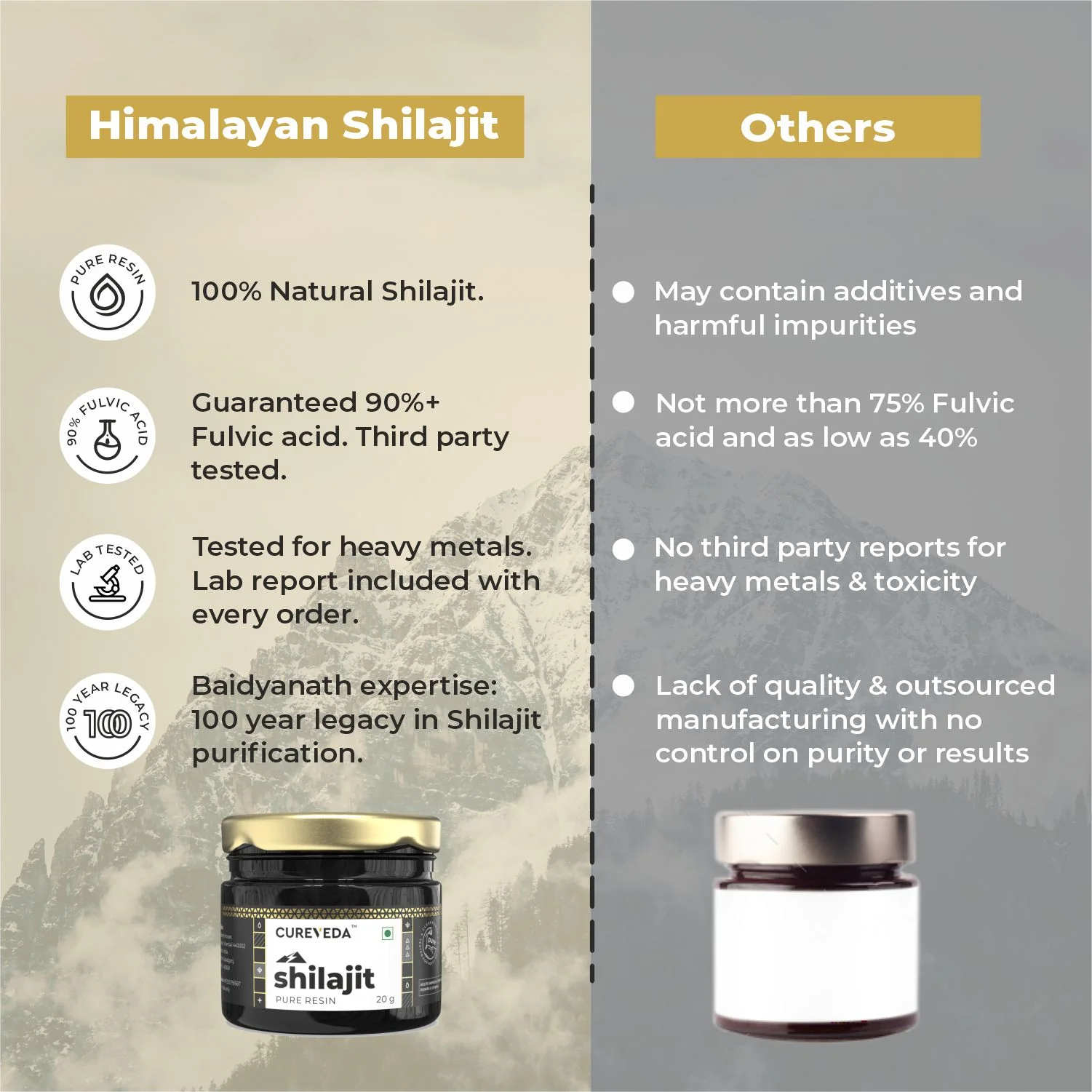 Cureveda Himalayan Shilajit Resin - Image 5