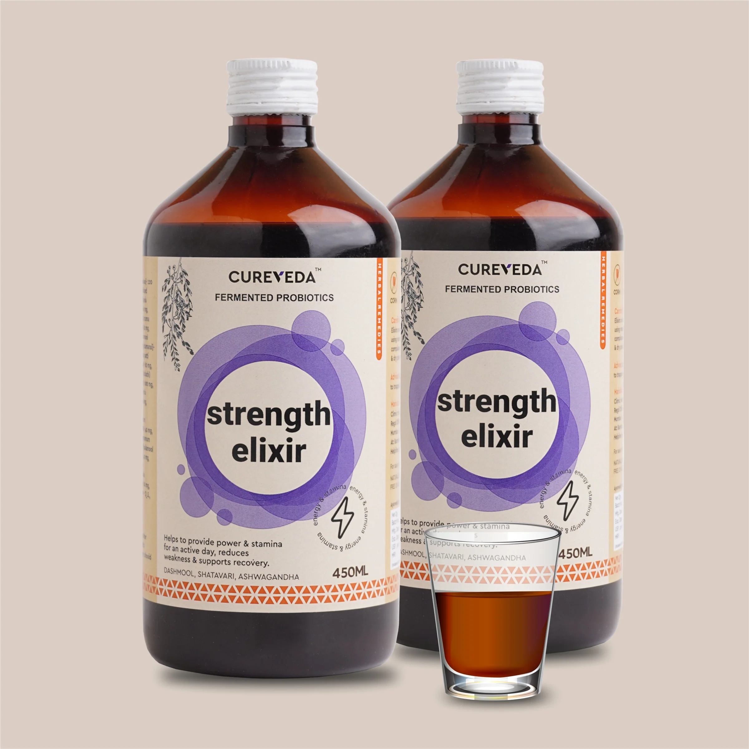 Cureveda Strength Elixir with Fermented Probiotics - Image 7