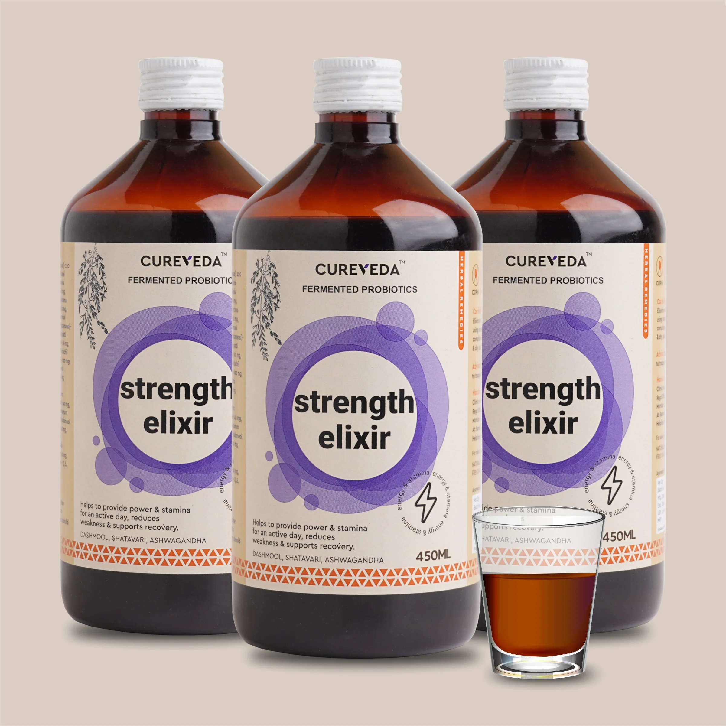 Cureveda Strength Elixir with Fermented Probiotics - Image 8