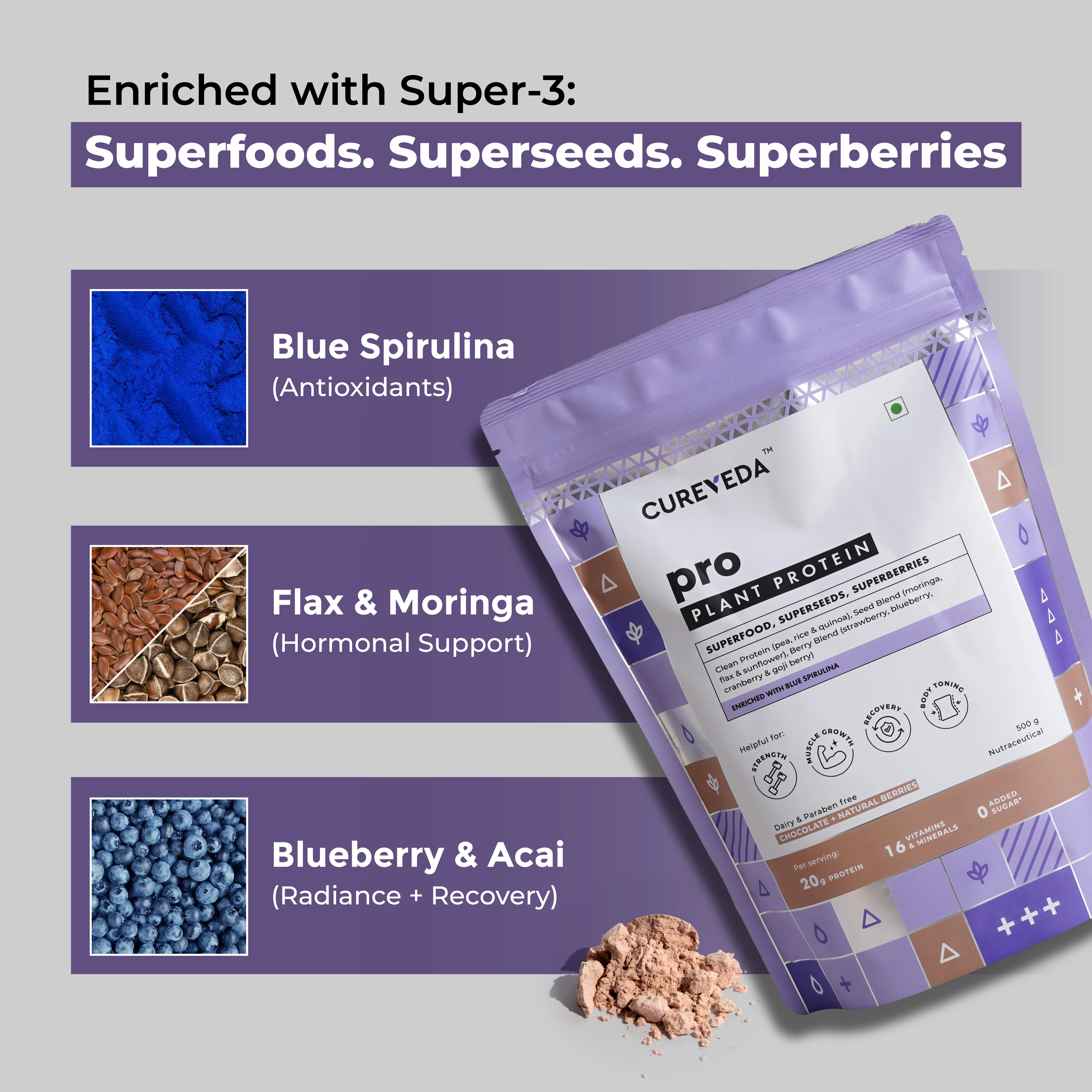 Cureveda Superfood Plant Protein - Image 5